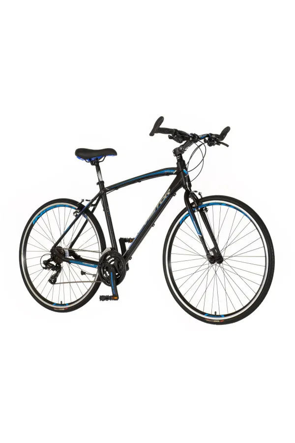 Bicikl Visitor Terra man 28 crno plavi 