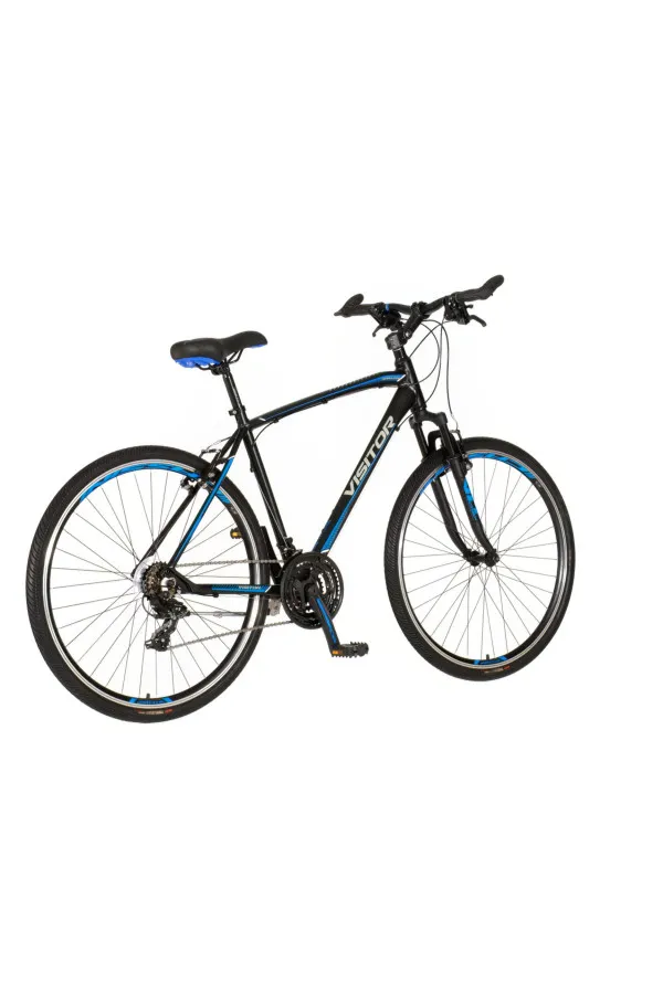 Bicikl Visitor Terra man 28 crno plavi 