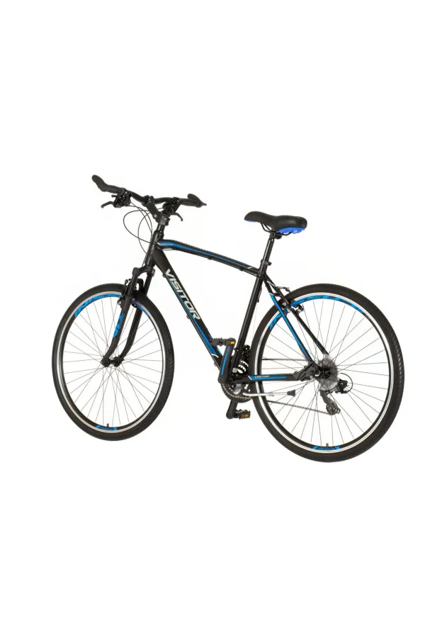 Bicikl Visitor Terra man 28 crno plavi 