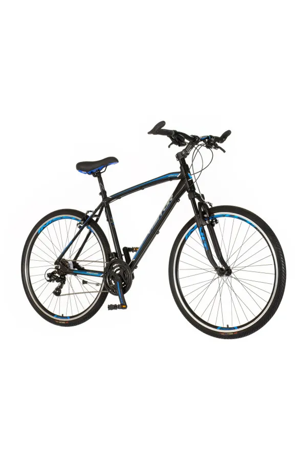 Bicikl Visitor Terra man 28 crno plavi 