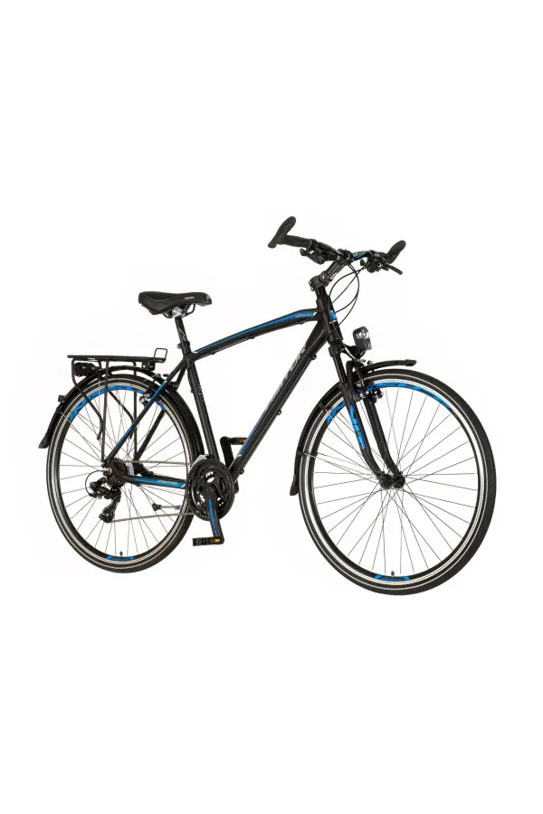 Bicikl Visitor Terra man 28 crno plavi 