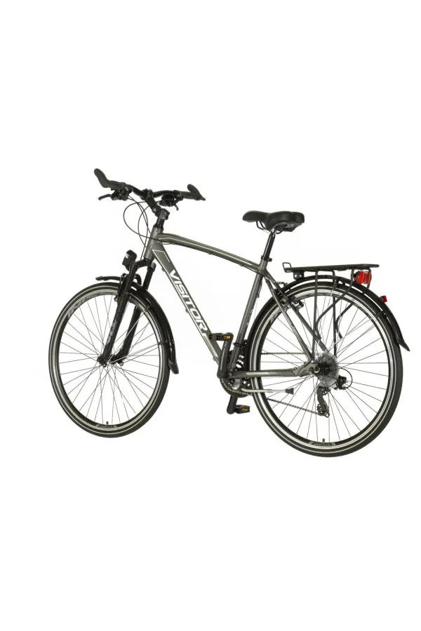 Bicikl Visitor Terra man 28 sivo crni 