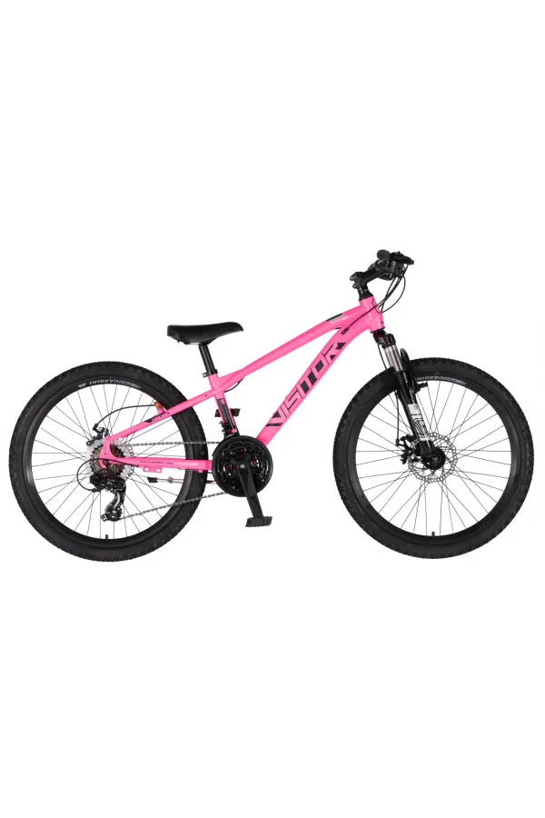 Bicikl Visitor Cascade 24 roze crni 