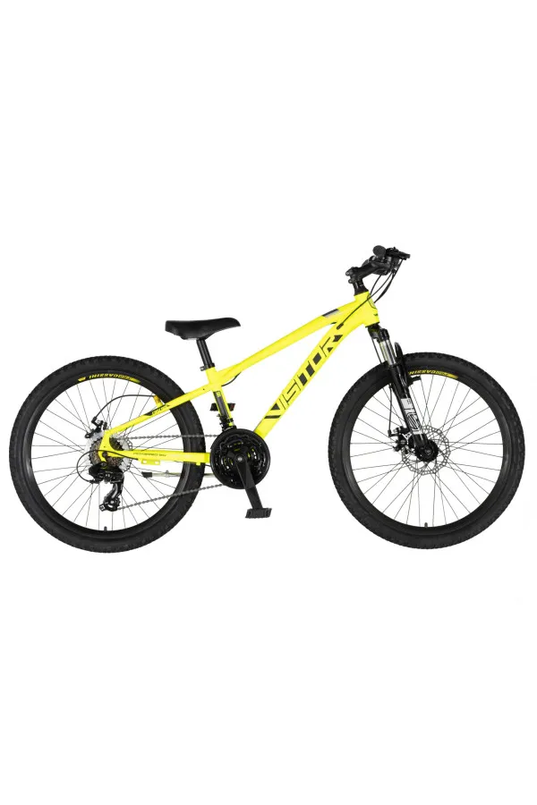 Bicikl Visitor Cascade 24 neon žuto crni 