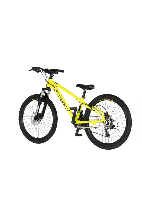 Bicikl Visitor Cascade 24 neon žuto crni 