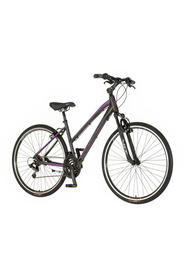 Bicikl Visitor Terra lady 28 crno ljubičasti 