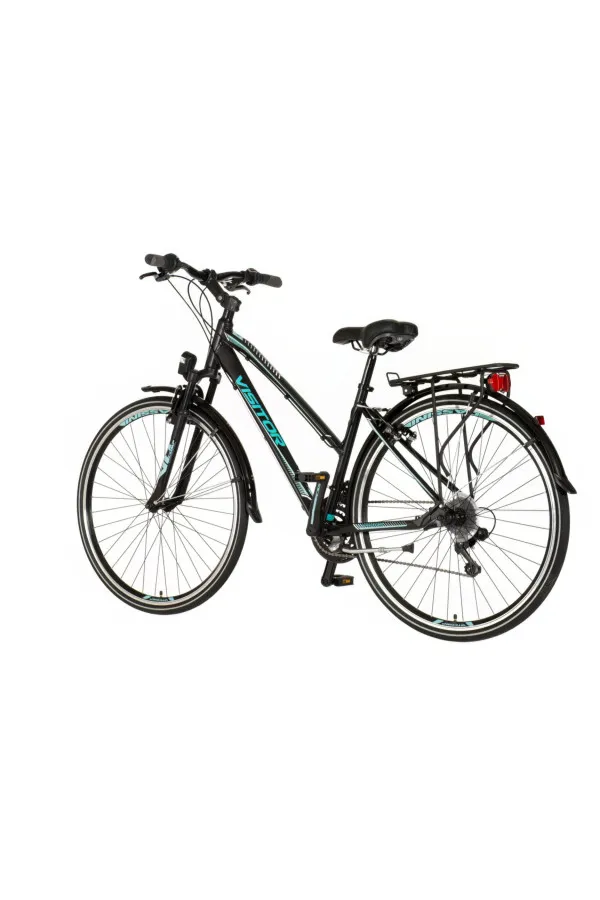 Bicikl Visitor Terra lady 28 crno tirkiz 