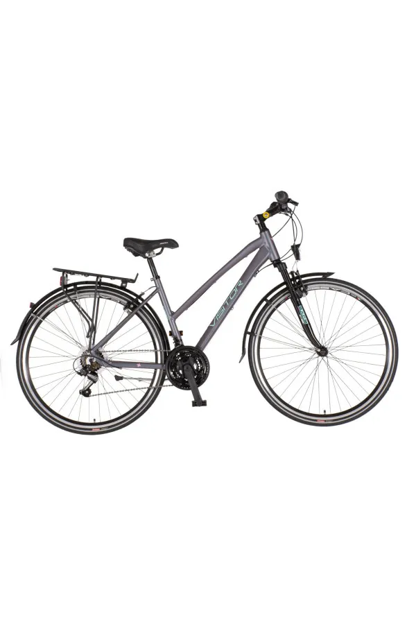 Bicikl Visitor Terra Lady 28 sivo tirkiz 