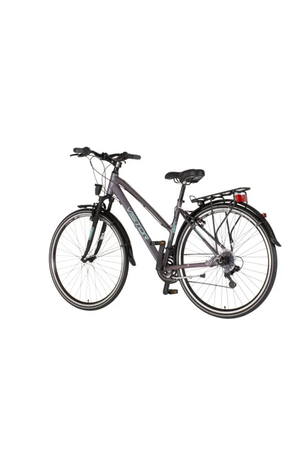 Bicikl Visitor Terra Lady 28 sivo tirkiz 