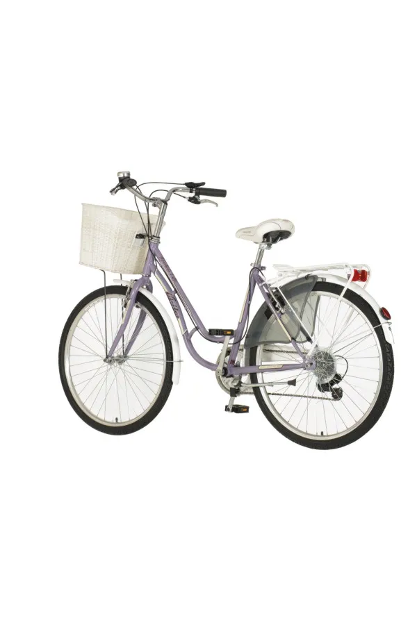 Bicikl Visitor Fashion Machiato 26x1.3/8 ljubičasto beli 