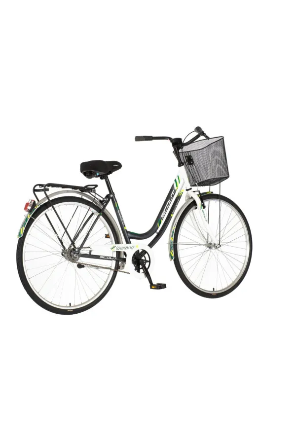 Bicikl Visitor Lowland 28 sivo beli 