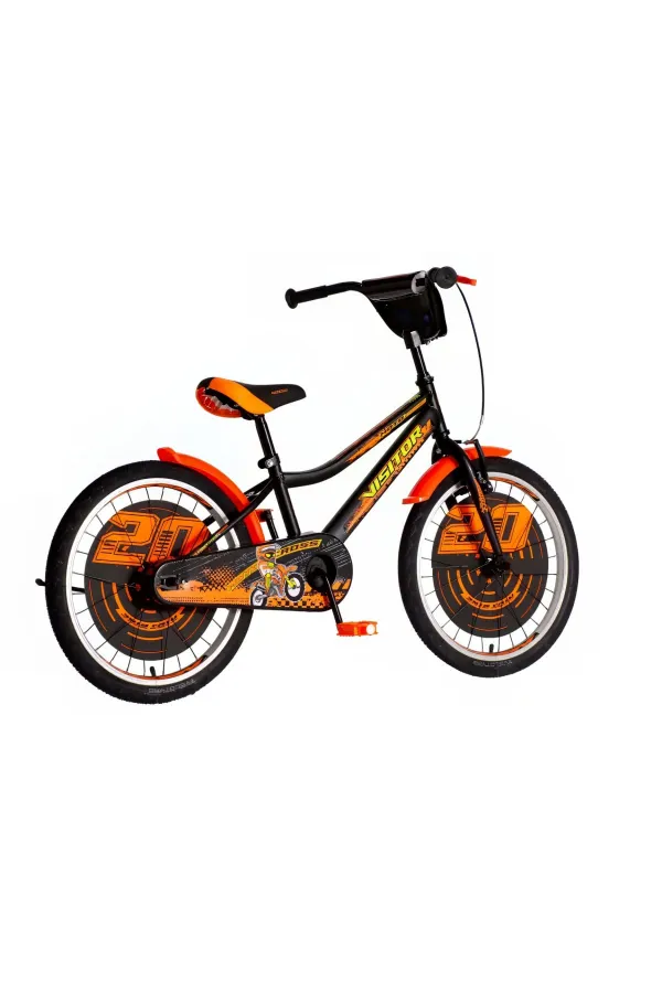 Bicikl dečiji VISITOR MOTOCROSS 20 TV CELIK 10 CRNA 