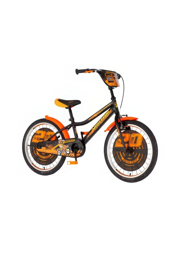 Bicikl dečiji VISITOR MOTOCROSS 20 TV CELIK 10 CRNA 