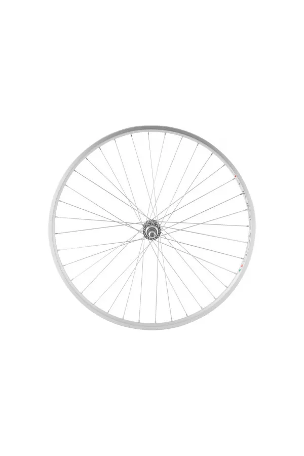 Točak zadnji Cassini 26X1.3/8 ALU SREBRNA MTB CELIK 