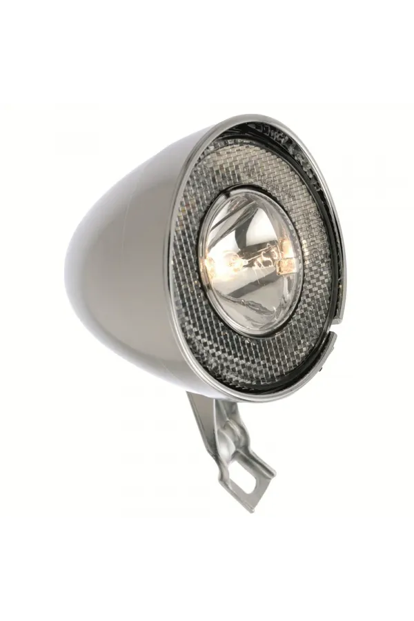 BUSCH MULLER LUMOTEC RETRO N CHROMED HALOGEN HEADLIGHT 