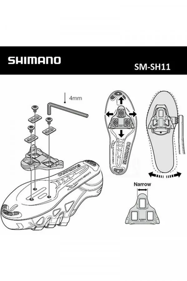 Plocice za pedale Shimano SPD SM-SH10 
