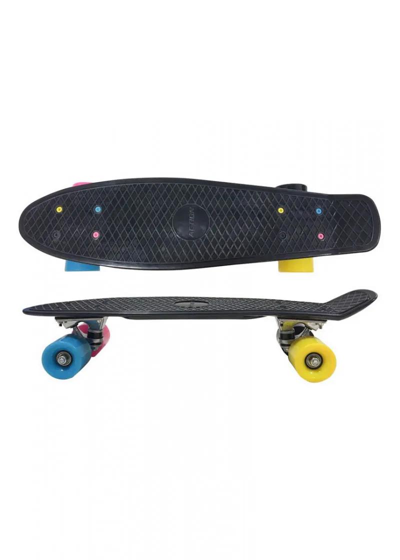 Skateboard Penny PW-506 crni sa tockicima u više boja 