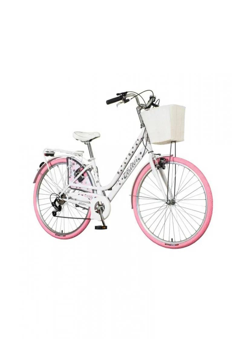 Bicikl gradski Visitor Dotty Hunter belo rozi 28 19 