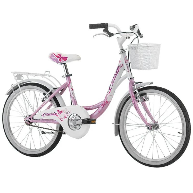 Bicikl gradski Cinzia Liberty Girl single speed 20 pink/bela 