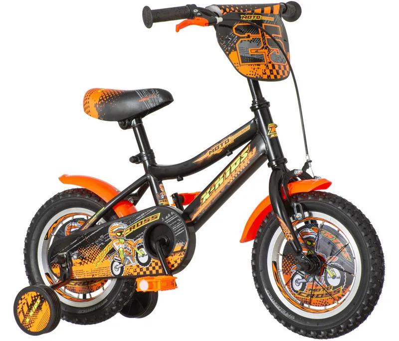 Dečiji bicikl Visitor Moto Cross crno narandz 12