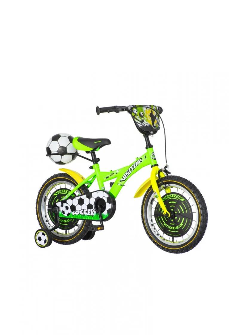 Dečiji bicikl Visitor Soccer fluo zeleni 16