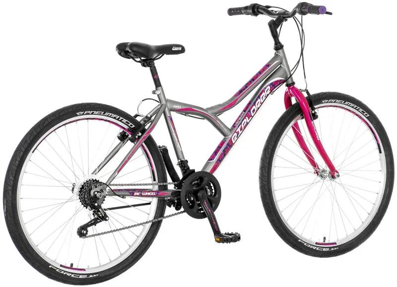 Bicikl MTB Explorer Daisy sivo rozi 17 26 