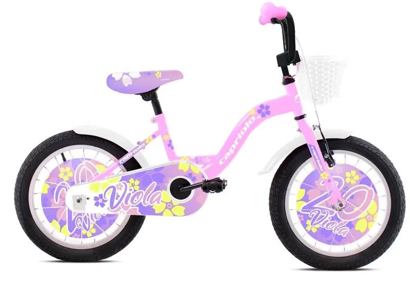 Dečiji bicikl Capriolo Viola rozo bela 20