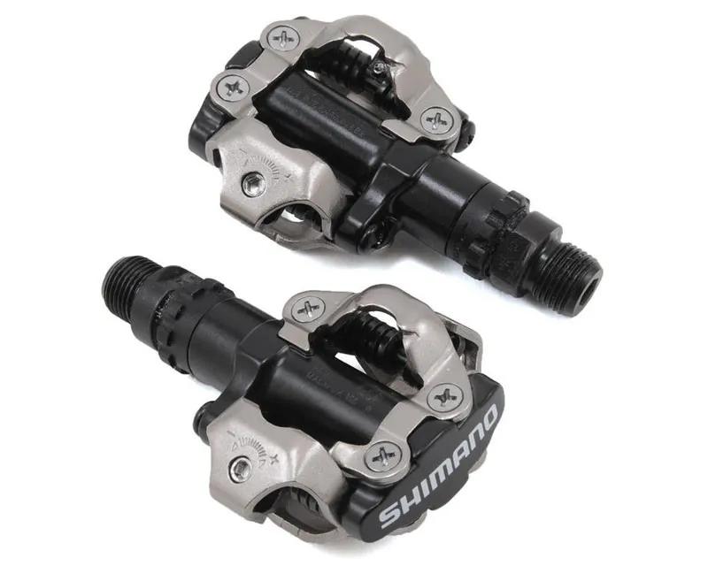 PEDALE SHIMANO PD-M520L, SPD, W/O REFLECTOR, INCL. CLEAT, CRNE, IND.PACK 