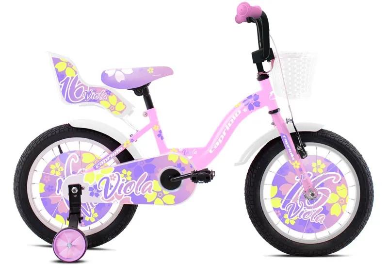 Dečiji bicikl Capriolo Viola pink ljubičasti 16