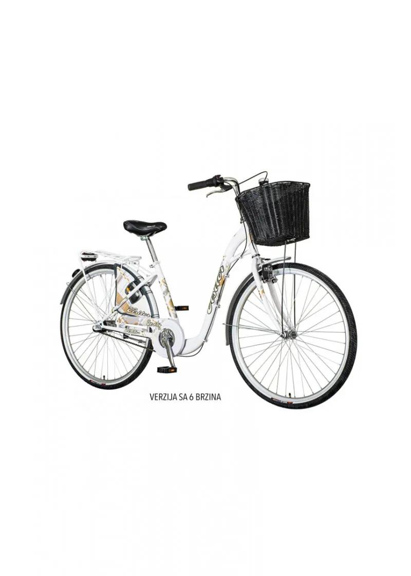 Bicikl gradski Visitor Fashion Eternity beli 20/28