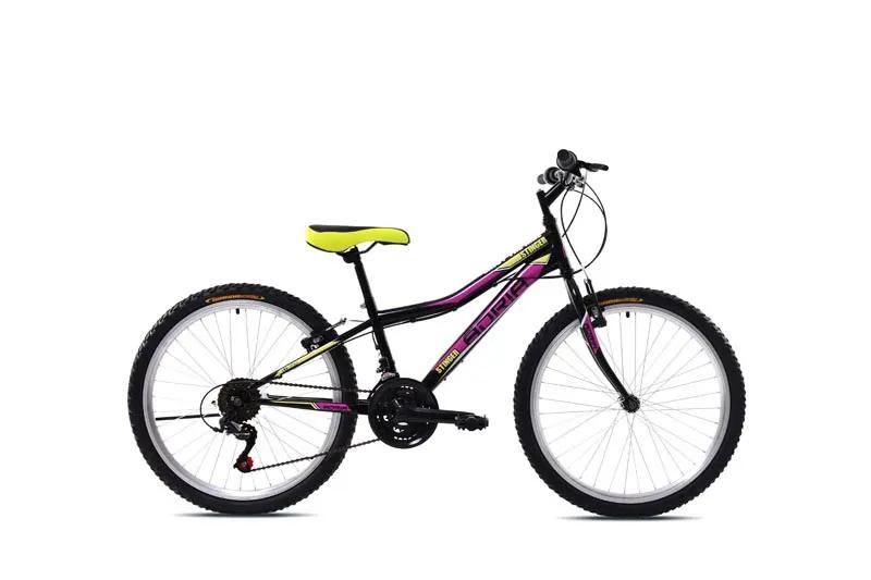 Bicikl dečiji Adria stinger crno ljubičasti 24/12