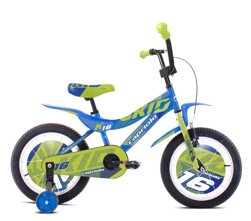 Bicikl dečiji Capriolo Kid 16 plavo-zeleni 