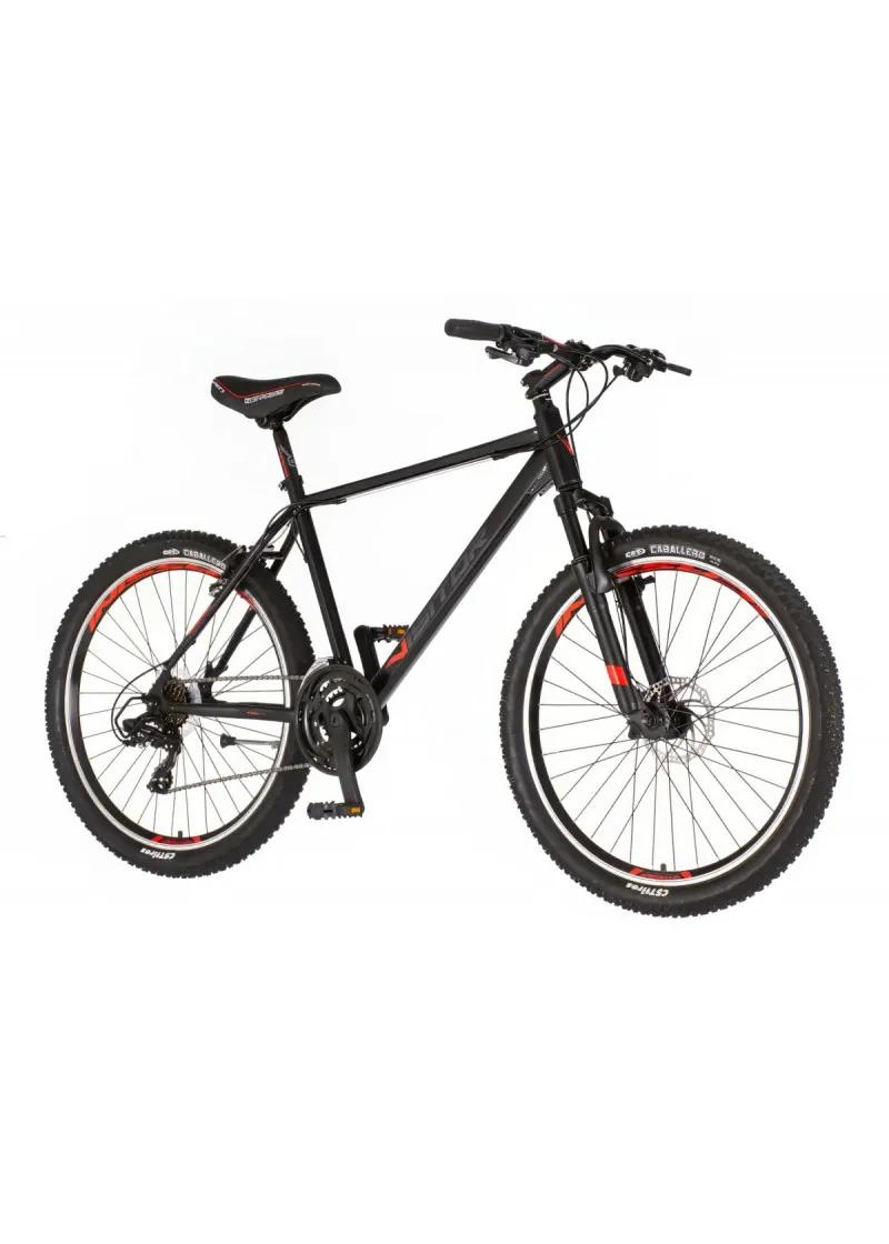 Bicikl MTB Visitor Scout Blade 26 Prednji disk crno crveni 19 