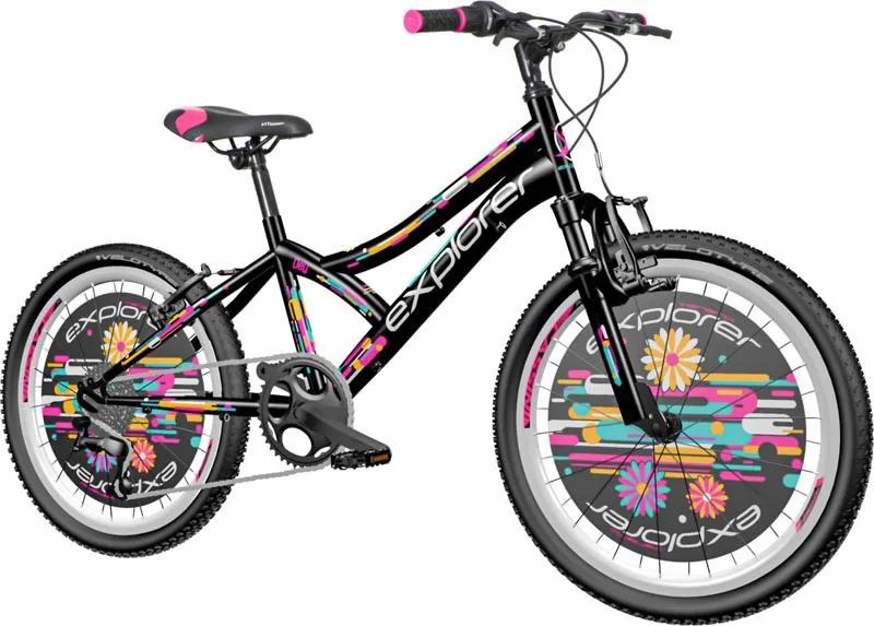 Dečiji bicikl  Explorer Daisy crno šareni 20