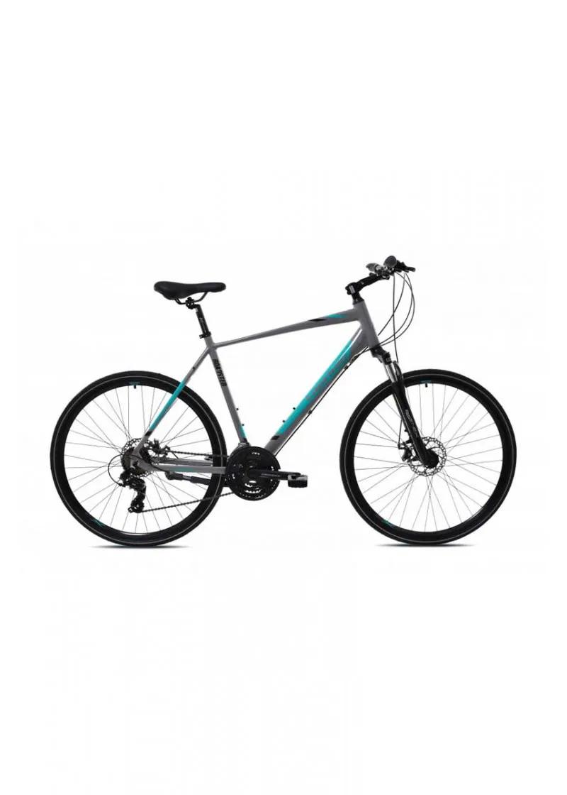 Bicikl Trekking Capriolo  Roadster trek man sivo-tirkiz 28 20 