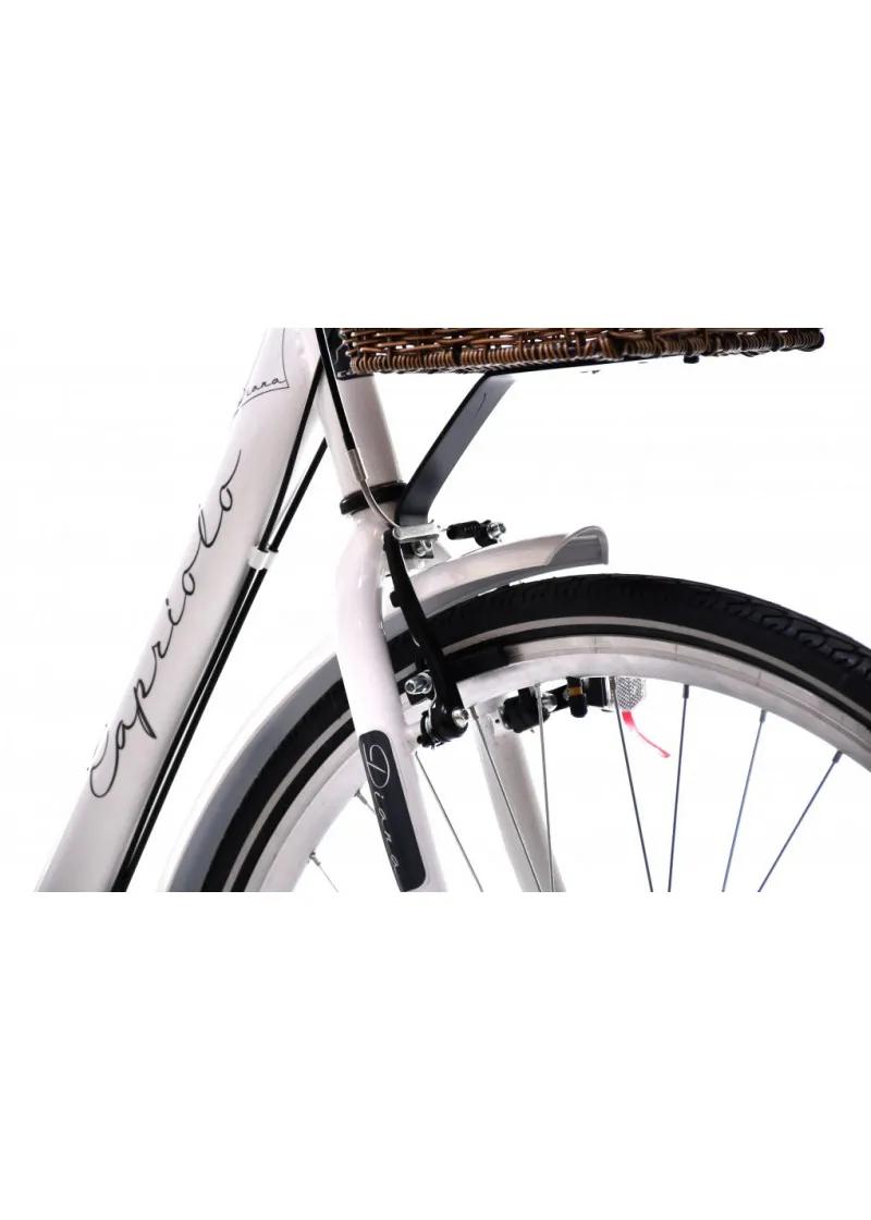 Gradski bicikl Capriolo belo crni 18 28 