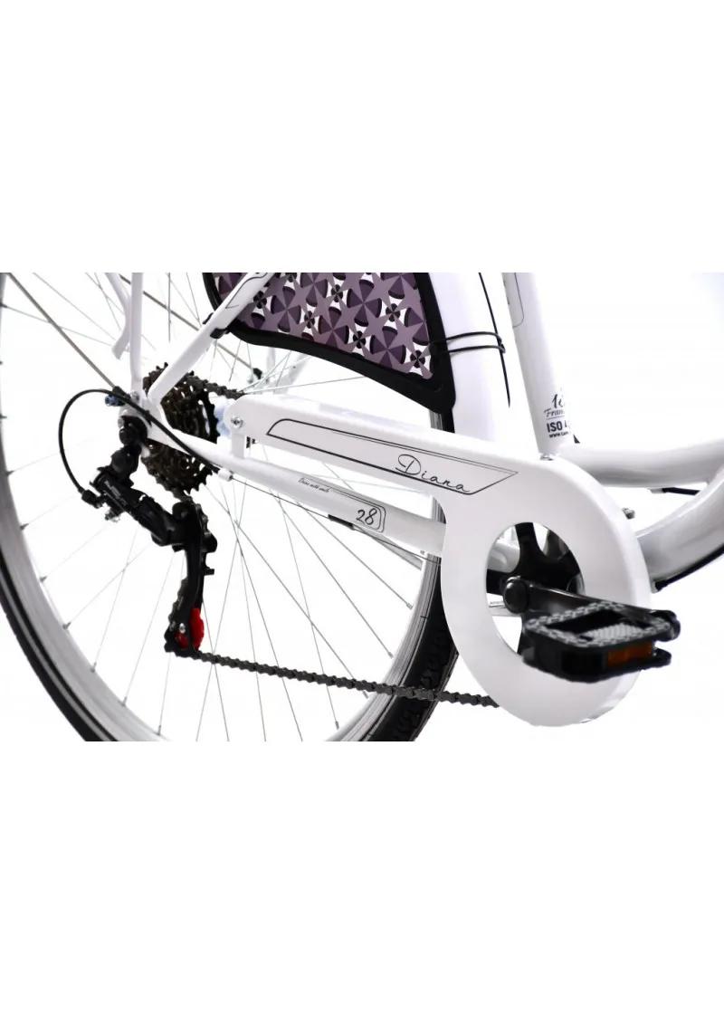 Gradski bicikl Capriolo belo crni 18 28 