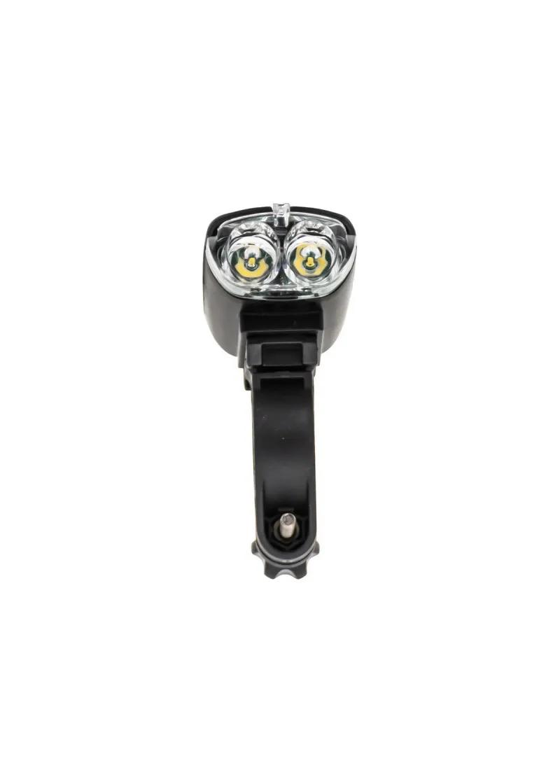 Lampa prednja square 2 super bright white led crna 