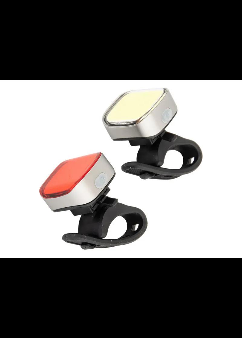 Lampa prednja i zadnja punjiva 140 chips led usb 