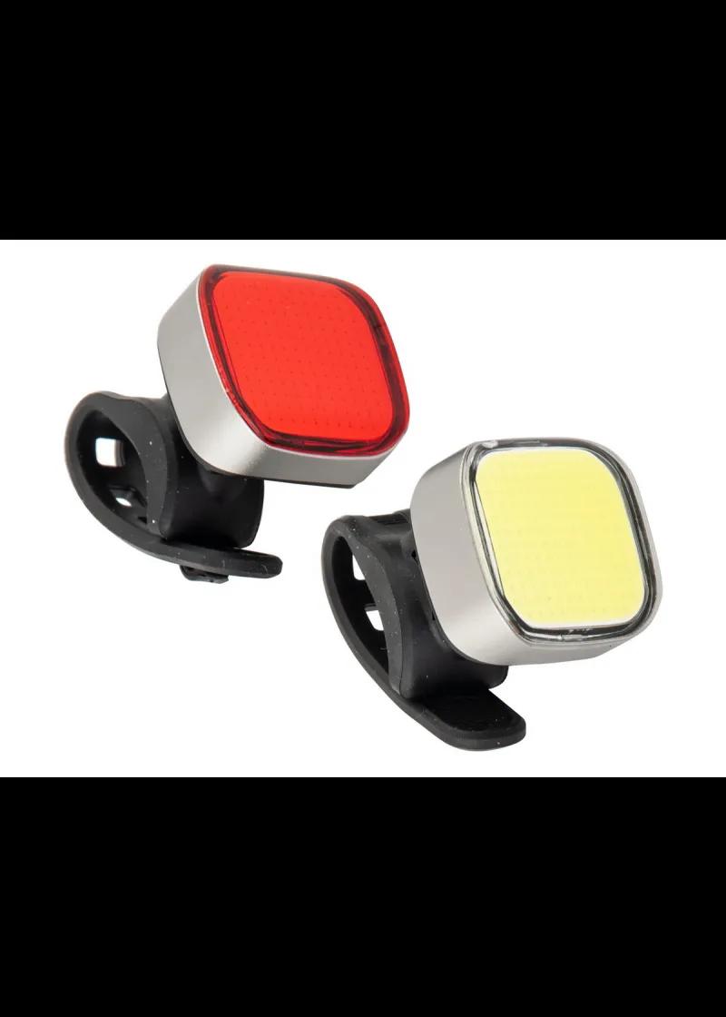 Lampa prednja i zadnja punjiva 140 chips led usb 