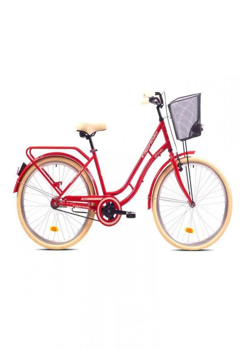 Gradski bicikl Capriolo Picnic crveni 26