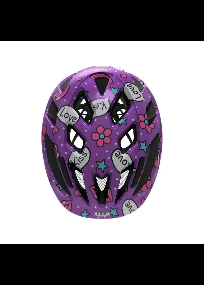 ABUS KACIGA ZA DECU SMOOTY 2.0 - PURPLE KISSES - VEL: M 