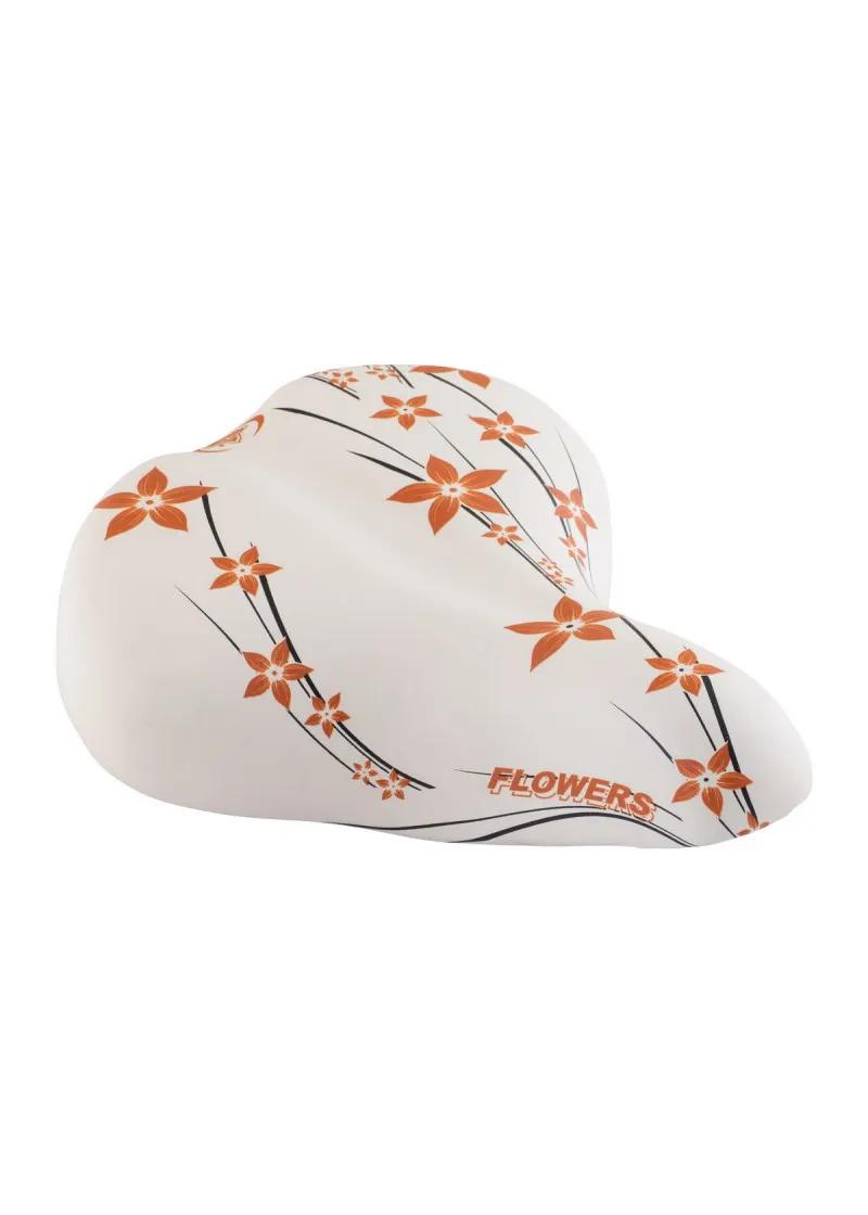 Sedlo happy flowers city komfort sa oprugama krem med boja (art.cr 061) 