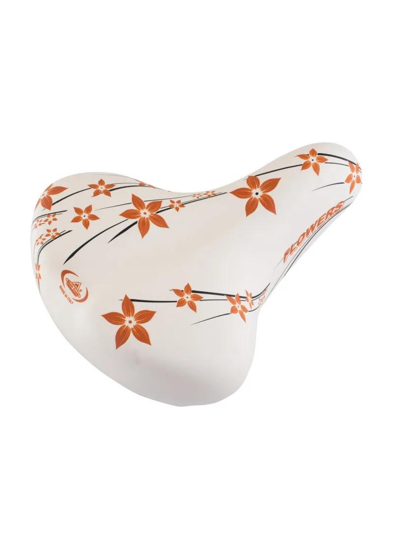 Sedlo happy flowers city komfort sa oprugama krem med boja (art.cr 061) 
