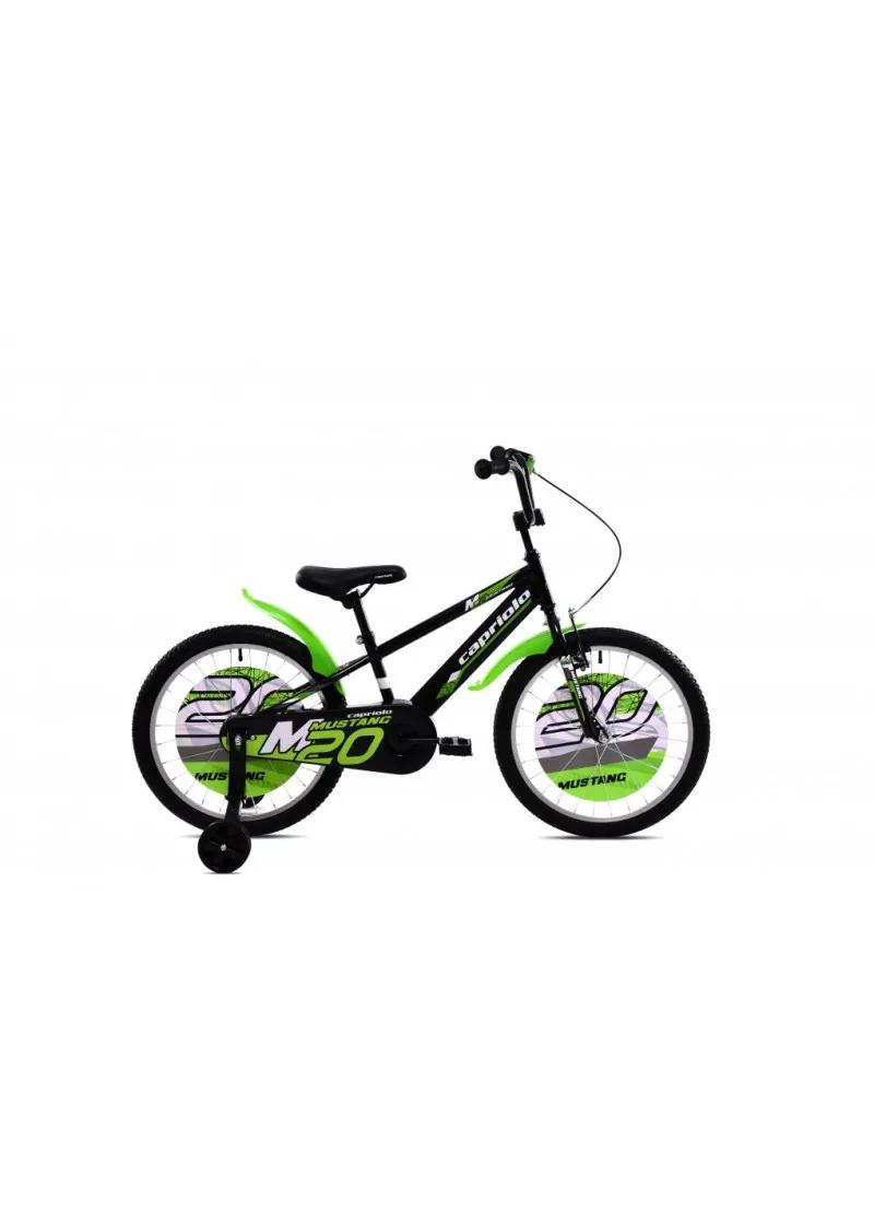 Bicikl dečiji Capriolo Mustang 20 crno-lime 