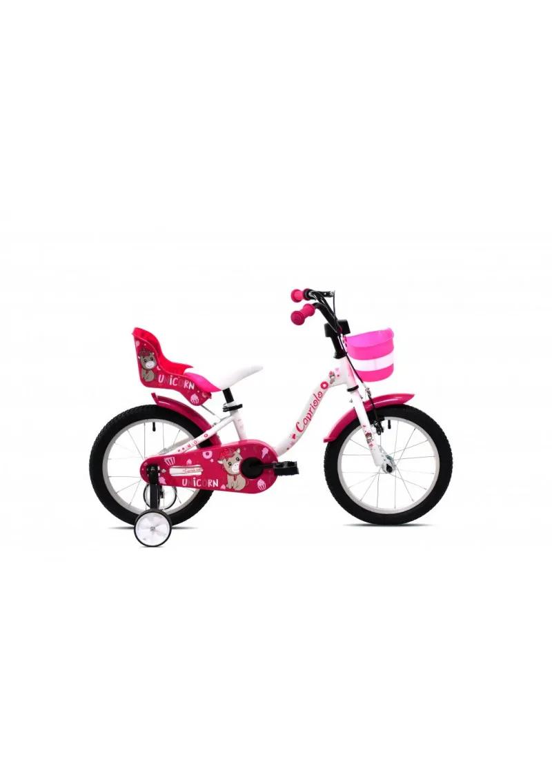Dečiji Bicikl Capriolo Viola 16 belo-pink 