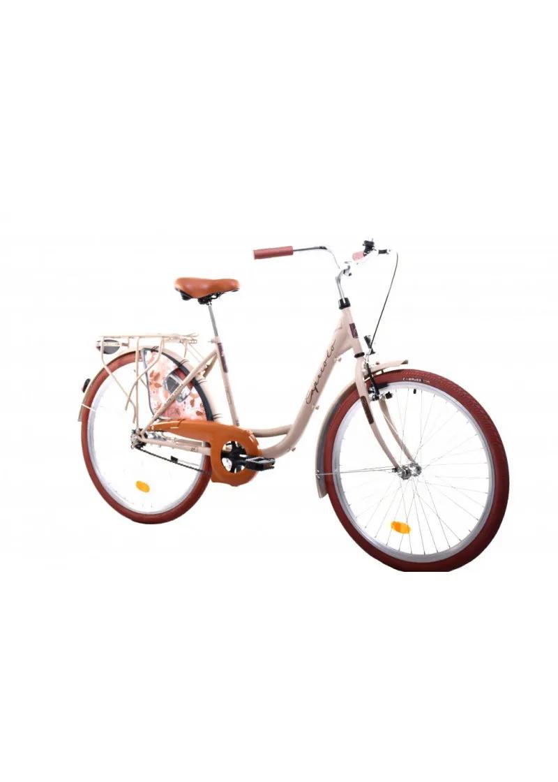 Gradski bicikl Diana mat bež kontraš 26 17 