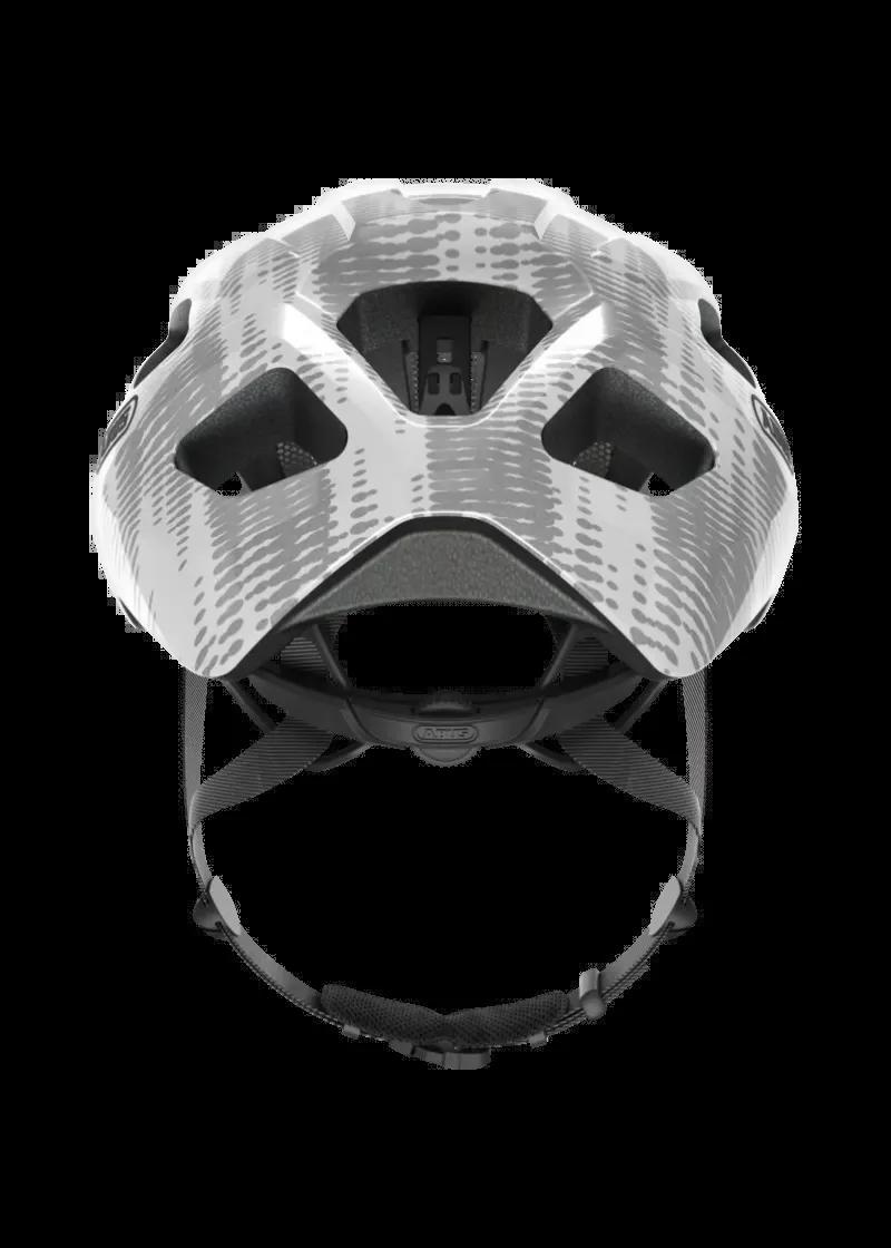 ABUS KACIGA MACATOR - WHITE SILVER - VEL: M 