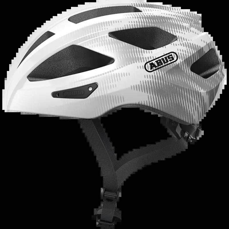 ABUS KACIGA MACATOR - WHITE SILVER - VEL: M 