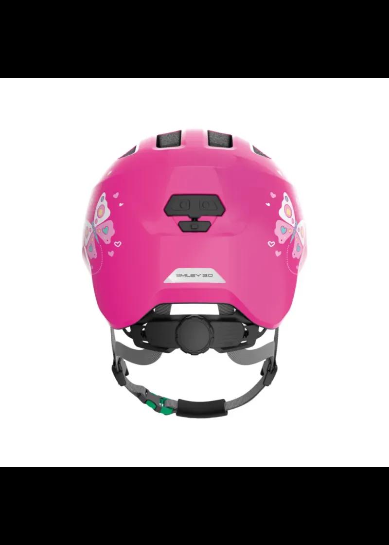 ABUS KACIGA ZA DECU SMILEY 3.0 - PINK BUTTERFLY - VEL:S 